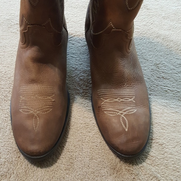 Dan Post Brown Leather Cowboy Boots. Size 6/6.5 - Picture 3 of 8